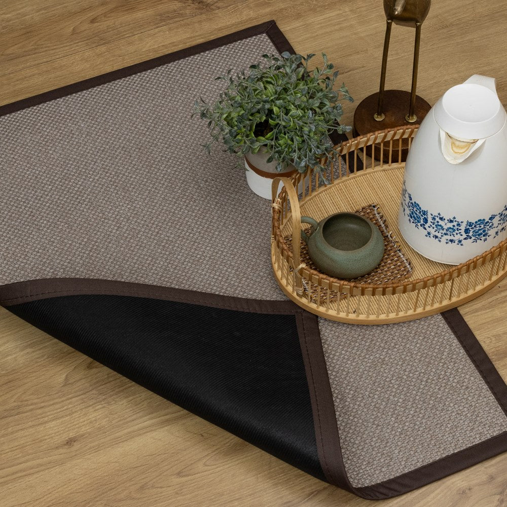 Tapete Avulso Siena Antiderrapante 50 x 70cm - Capuccino