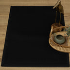 Tapete Avulso Siena Antiderrapante 50 x 70cm - Preto
