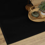 Tapete Avulso Siena Antiderrapante 50 x 70cm - Preto