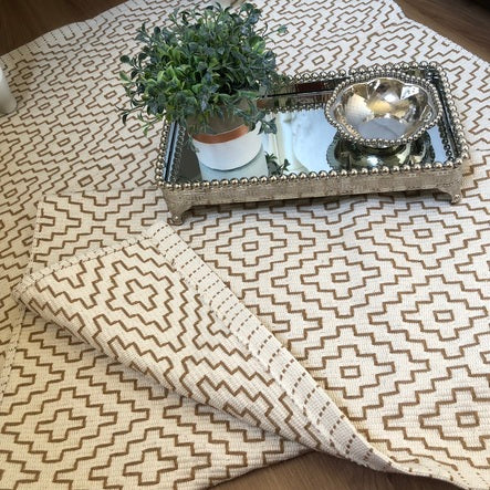 Tapete Beira Cama Cairo 75x140cm - Caramelo