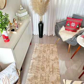 Tapete Beira Cama Carrara 70x140cm - Bege