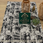 Tapete Beira Cama Carrara 70x140cm - Preto