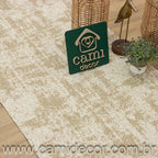 Tapete Beira Cama Carrara 70x140cm - Bege