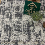 Tapete Beira Cama Carrara 70x140cm - Chumbo