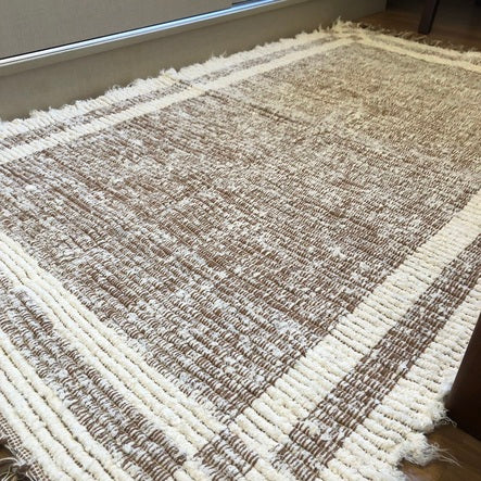 Tapete Beira Cama Dupla Face 80x150cm - Caramelo