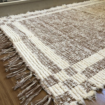 Tapete Beira Cama Dupla Face 80x150cm - Caramelo