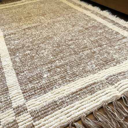 Tapete Beira Cama Dupla Face 80x150cm - Caramelo