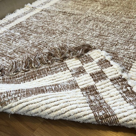 Tapete Beira Cama Dupla Face 80x150cm - Caramelo