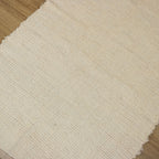 Tapete Beira Cama Dupla Face 80x150cm - Cru e Rosé