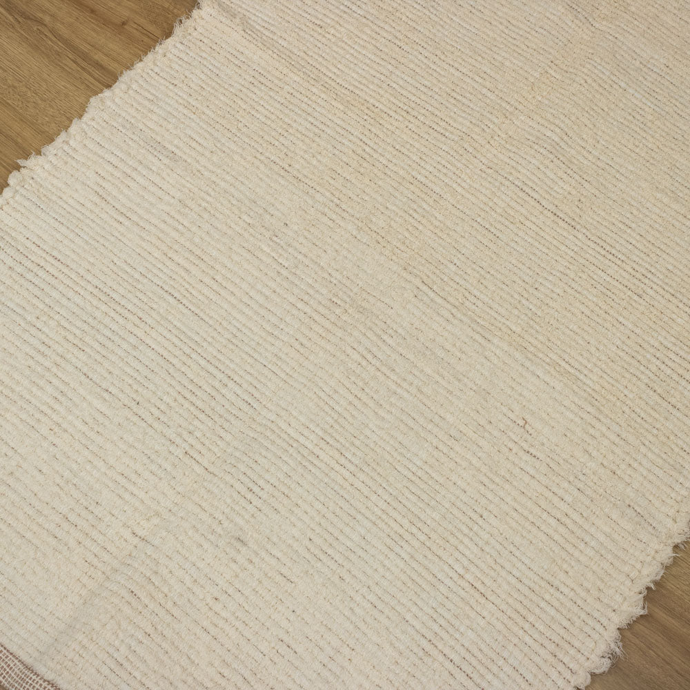 Tapete Beira Cama Dupla Face 80x150cm - Cru e Rosé