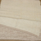 Tapete Beira Cama Dupla Face 80x150cm - Cru e Rosé