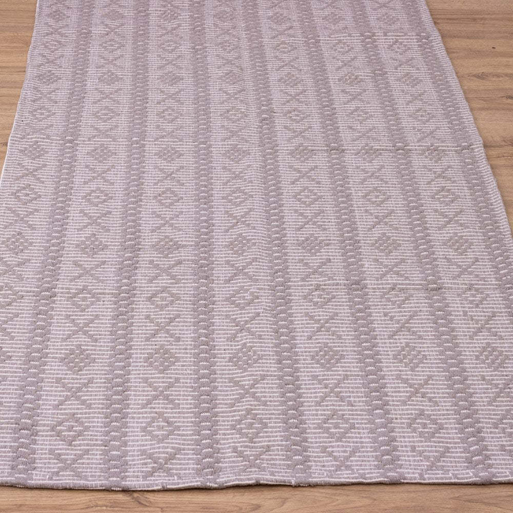 Tapete Beira Cama Veneza 70x140cm - Cinza