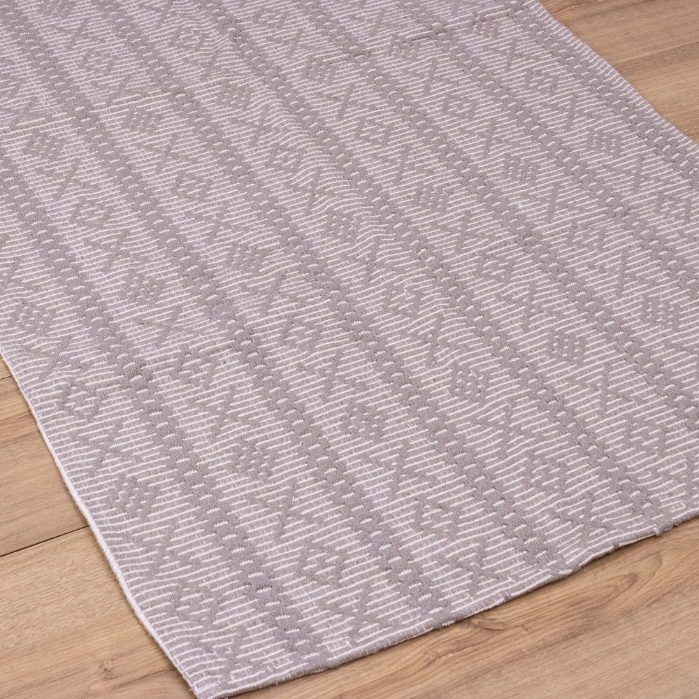 Tapete Beira Cama Veneza 70x140cm - Cinza