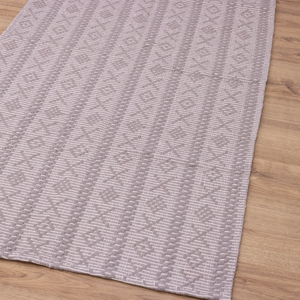 Tapete Beira Cama Veneza 70x140cm - Cinza