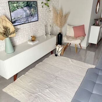 Tapete para Sala Boho 200 x 300cm - Cru