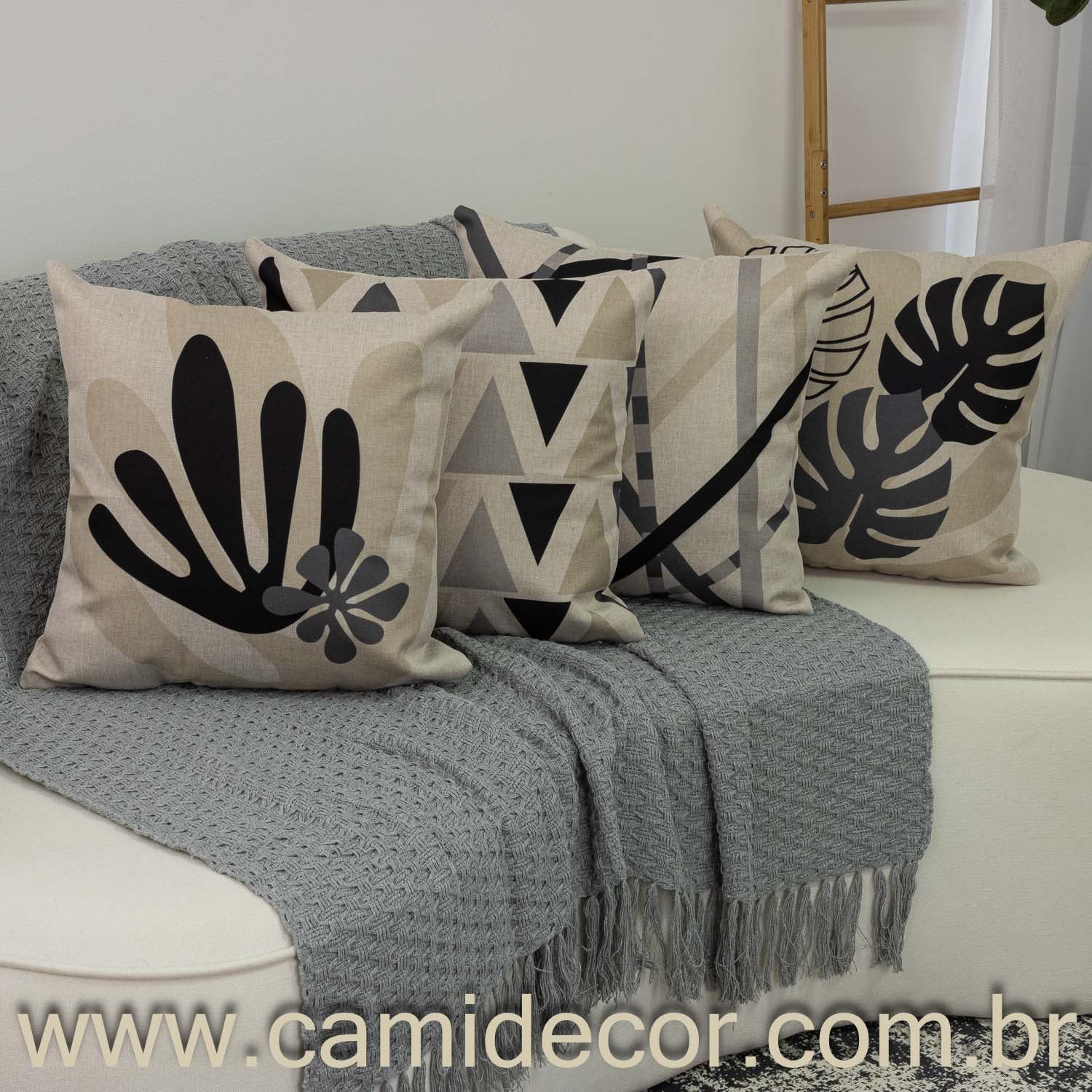 Tapete para Sala Carrara 150x200cm - Chumbo