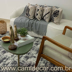 Tapete para Sala Carrara 150x200cm - Chumbo