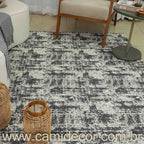 Tapete para Sala Carrara 200x250cm - Chumbo