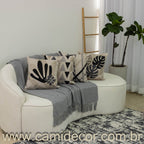 Tapete para Sala Carrara 200x250cm - Chumbo