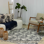 Tapete para Sala Carrara 200x250cm - Chumbo