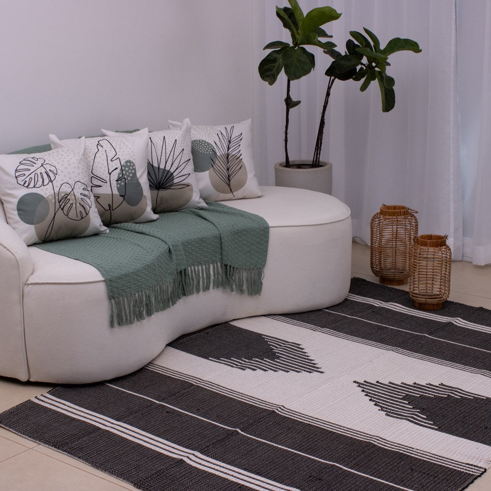 Tapete para Sala de Bico 150 x 200cm - Preto