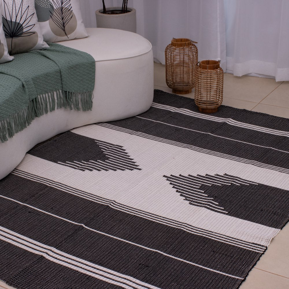 Tapete para Sala de Bico 200 x 250 cm - Preto