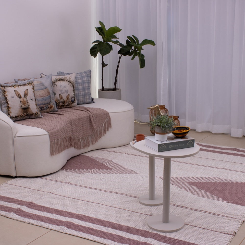 Tapete para Sala de Bico 200 x 250 cm - Rosé