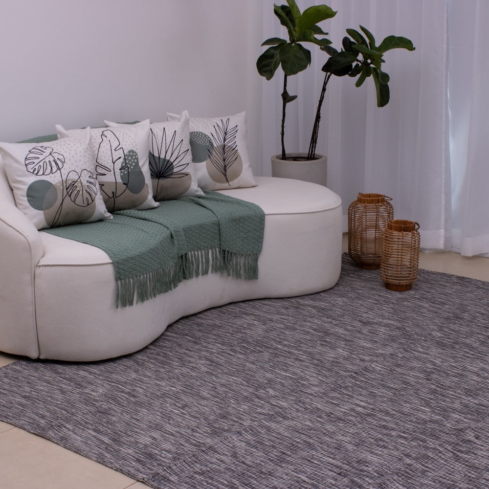 Tapete para Sala de Mesclado 200 x 250 cm - Cinza Escuro