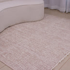 Tapete para Sala Dupla Face 150 x 200cm - Cru e Rosé