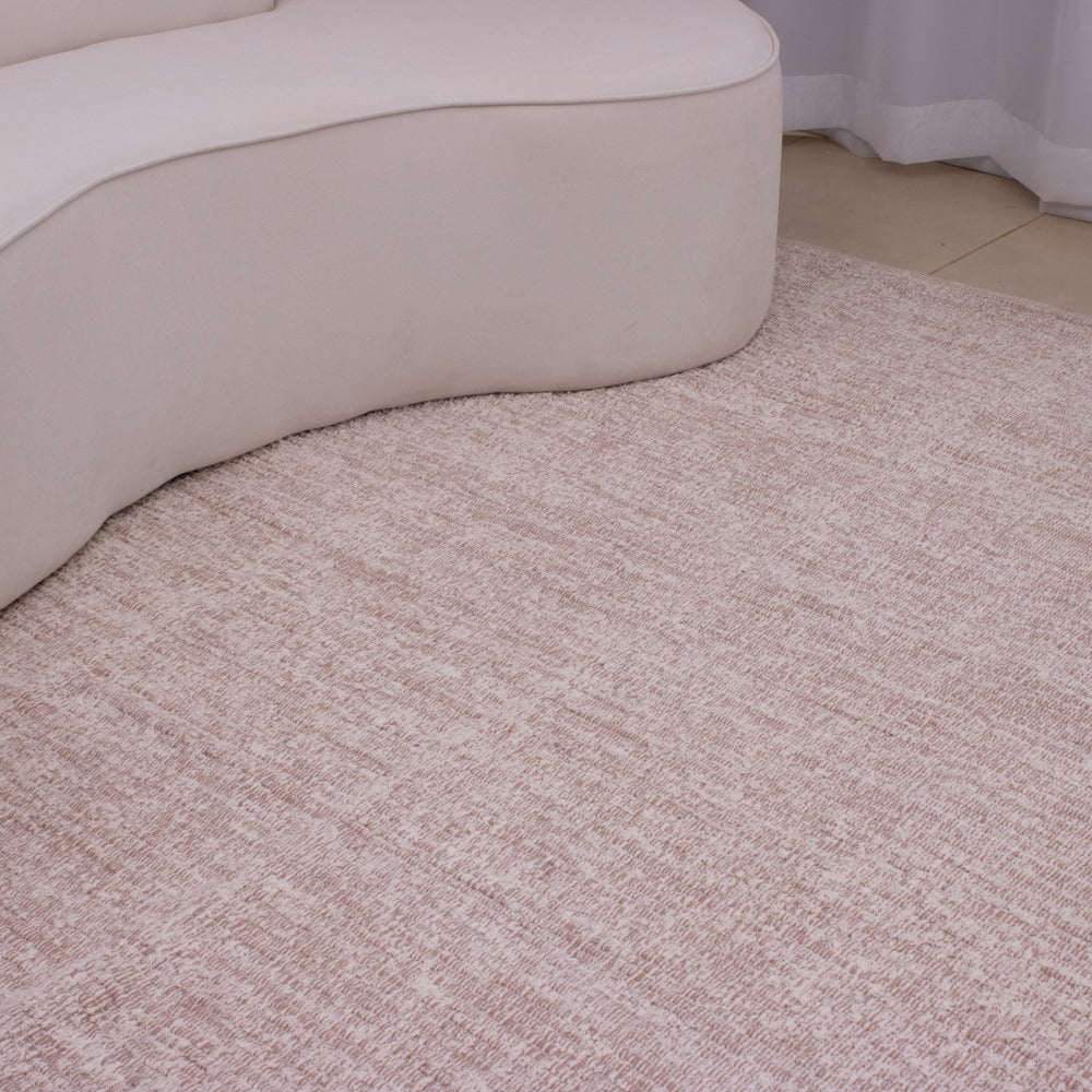 Tapete para Sala Dupla Face 150 x 200cm - Cru e Rosé