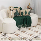 Tapete para Sala Xadrez Neutro Elegance 200 x 250cm